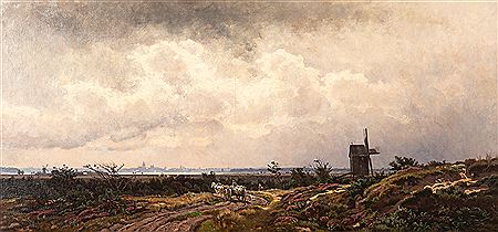 Sommerweg zur Mühle mit Blick auf Schwerin by Carl Wilhelm Christian Malchin - Auction record, sale price, and art valuation. Compare with similar artists and explore comparable artworks.