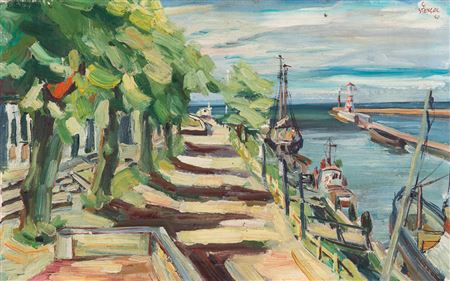 Warnemünde am Strom, Hafen