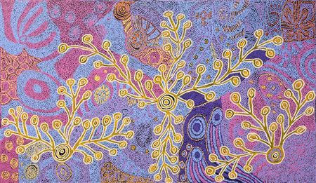 Collecting Bush Tucker by Lynette Corby Nungurrayi - Auction record, sale price, and art valuation. Compare with similar artists and explore comparable artworks.