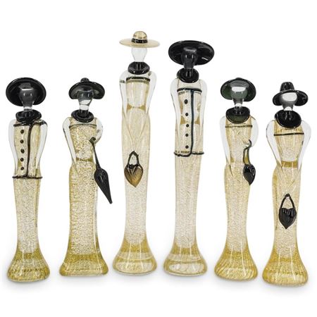Murano Glass Fashion Figures
