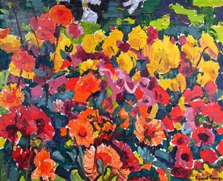 Sample artwork by Sigurd Lange (1904 - 2000), known for painting - View similar artists and auction records