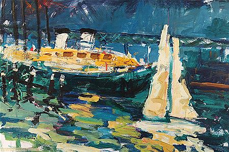 Untitled, Harbour Scene