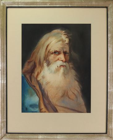 Portrait of a man with a white beard
