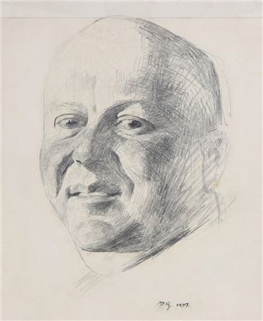 Study for a portrait of Paul Mackall, 1937