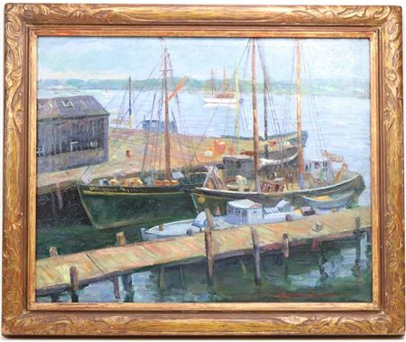"Gloucester Harbor" Ports, 1930