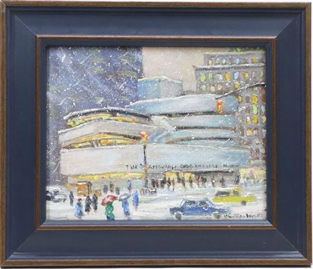 Evening at the Guggenheim Museum, New York City