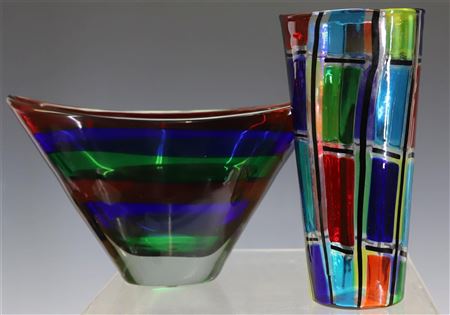 Carnevale Vase and Complementing Centerpiece (2)