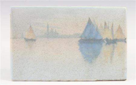 View of San Giorgio Maggiore in Venice with sailboats