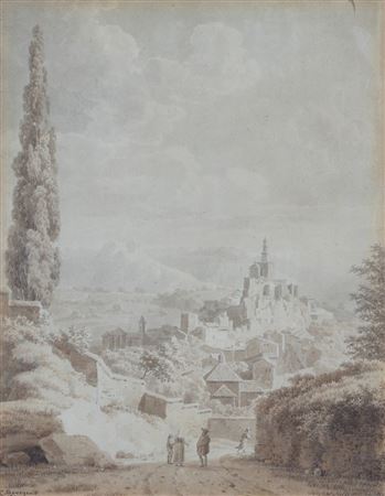 Sample artwork by Constant Bourgeois Du Castelet (1767 - 1841), known for panoramic city views, painting, drawing, printmaking, engraving - View similar artists and auction records