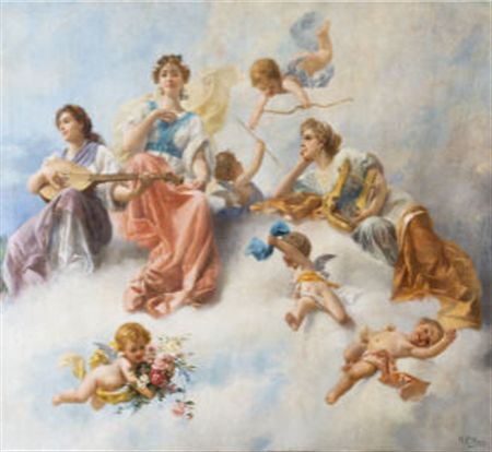 Alegoría. Figuras femeninas by Antonio Garcia Y Mencia - Auction record, sale price, and art valuation. Compare with similar artists and explore comparable artworks.