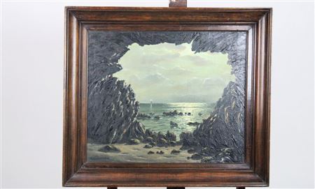 Cave Pouliguen in Brittany by Michel Hernandez - Auction record, sale price, and art valuation. Compare with similar artists and explore comparable artworks.