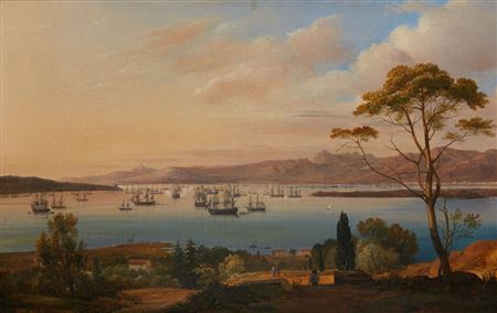 Sample artwork by Pierre Julian Gilbert (1783 - 1860), known for marine scene painting, naval battle scenes and sailing ships - View similar artists and auction records