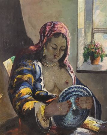 Interior by Nazmi Cekli - Auction record, sale price, and art valuation. Compare with similar artists and explore comparable artworks.