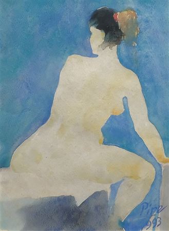 Nude by Muharrem Pire - Auction record, sale price, and art valuation. Compare with similar artists and explore comparable artworks.