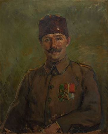 Portrait of Ali Riza Toroslu by Ibrahim Calli - Auction record, sale price, and art valuation. Compare with similar artists and explore comparable artworks.