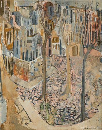 Sample artwork by Begona Izquierdo Fernandez (1926 - 1999), known for figurative painting - View similar artists and auction records