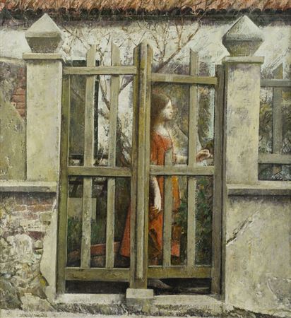 "Woman in red behind the gate" by Zacarias Gonzalez - Auction record, sale price, and art valuation. Compare with similar artists and explore comparable artworks.
