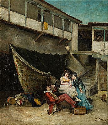 Sample artwork by Antonio Amoros Y Botella (1849 - 1925), known for painting - View similar artists and auction records