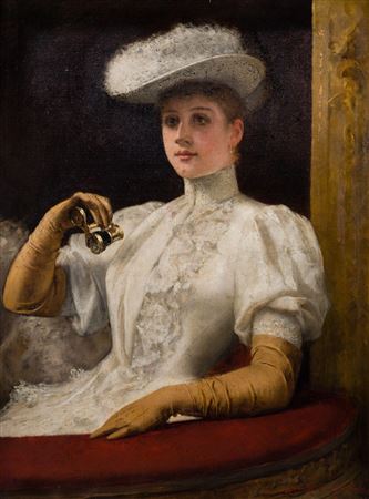 Portrait of a Lady at the Opera, 1889