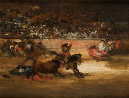 "Varilargueros / Choppers harassing the bull" and untitled (2)