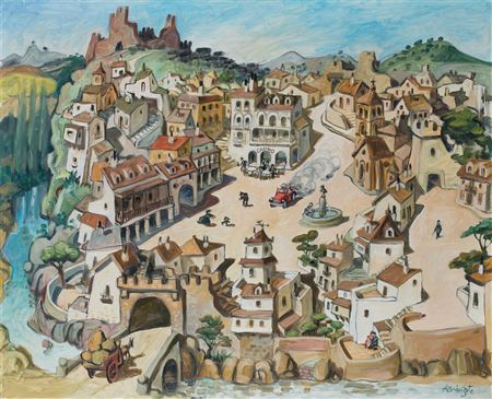 "The first automobile" by Antonio Mingote - Auction record, sale price, and art valuation. Compare with similar artists and explore comparable artworks.
