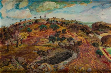 Landscape by Francisco Carretero - Auction record, sale price, and art valuation. Compare with similar artists and explore comparable artworks.