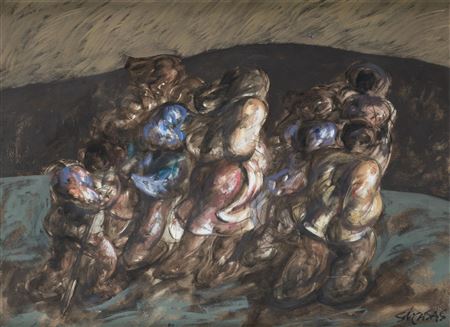 Feirantes by Alfonso Sucasas Guerra - Auction record, sale price, and art valuation. Compare with similar artists and explore comparable artworks.