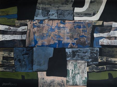 Blue table by Joaquin Vaquero Turcios - Auction record, sale price, and art valuation. Compare with similar artists and explore comparable artworks.