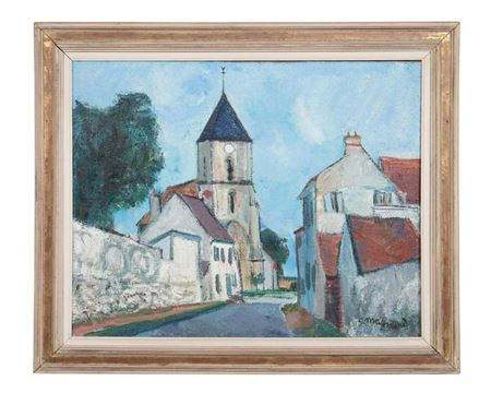 "Eglise en ile de France", 1955
