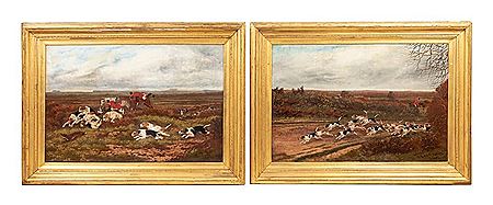 HUNT SCENES (PAIR)