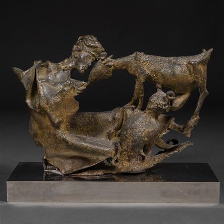 "Breastfeeding a satyr"