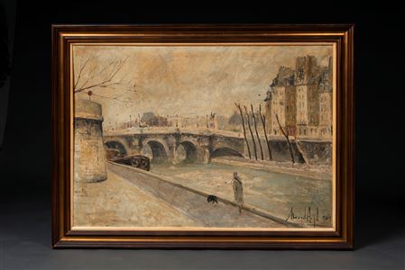 "Viewo f the Seine in Paris"