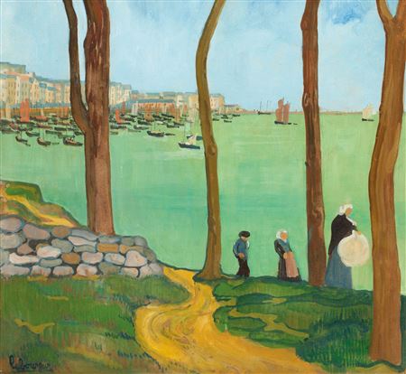Sample artwork by Jean Émile Laboureur (1877 - 1943), known for figure, landscape painting, engraving, woodcuts - View similar artists and auction records