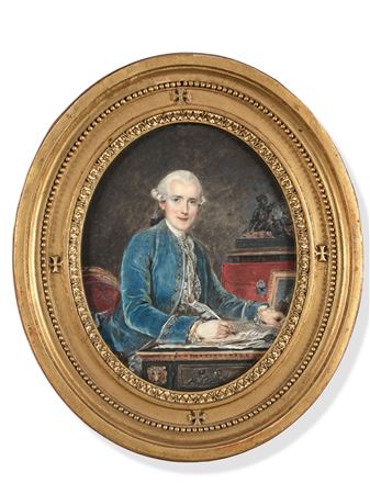 Presumed portrait of the Marquis de Nogaret