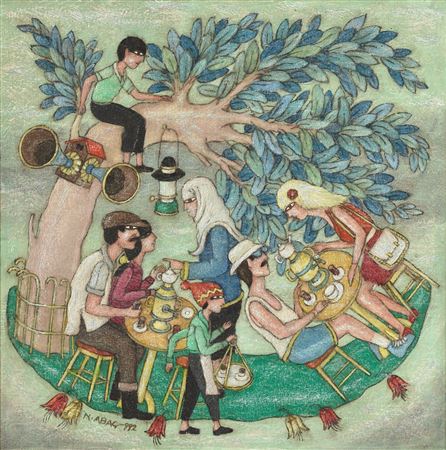 Café with garden, 1992