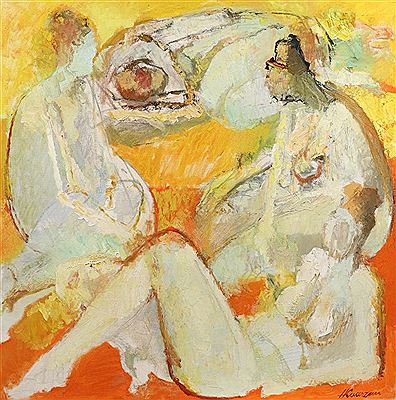 Baigneuses by Horea Cucerzan - Auction record, sale price, and art valuation. Compare with similar artists and explore comparable artworks.