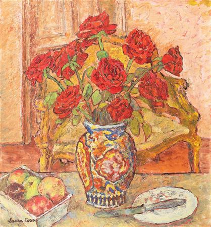 Vase with Roses