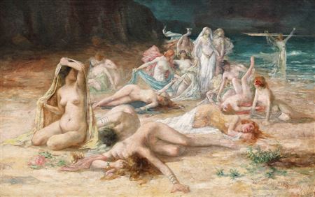 Sample artwork by Jean Neylies (1869 - 1938), known for painting - View similar artists and auction records