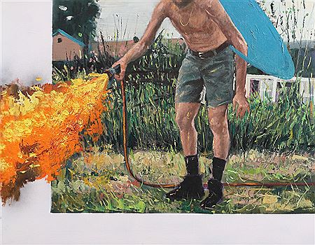 Fire II [2017] by Stefan Botis - Auction record, sale price, and art valuation. Compare with similar artists and explore comparable artworks.