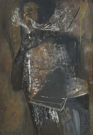 Smoker [1950] by Ivo Šebalj - Auction record, sale price, and art valuation. Compare with similar artists and explore comparable artworks.