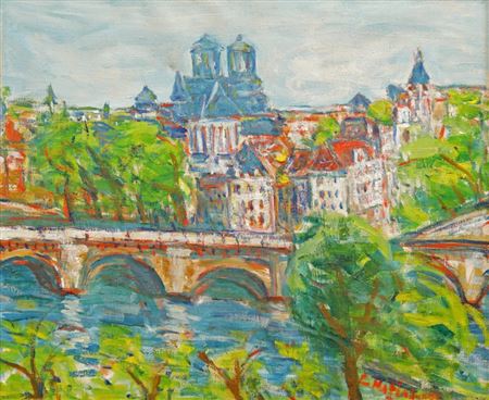 View towards Notre-Dame