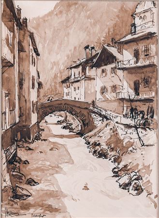 Beaufort-sur-Doron (Savoie) by Joanny Drevet - Auction record, sale price, and art valuation. Compare with similar artists and explore comparable artworks.