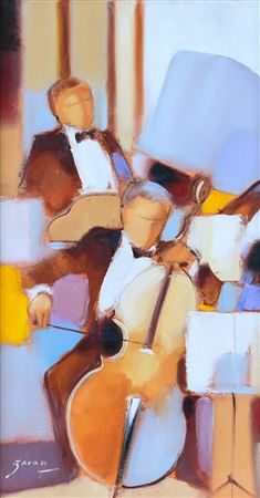 L’orchestre by Christian Baron - Auction record, sale price, and art valuation. Compare with similar artists and explore comparable artworks.