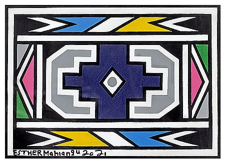 Ndebele pattern