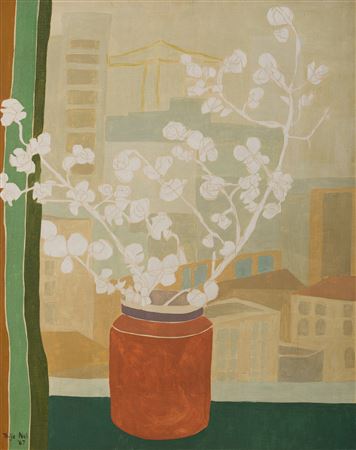 Still life with flowers by Thijs (Mathijs Isak) Nel - Auction record, sale price, and art valuation. Compare with similar artists and explore comparable artworks.