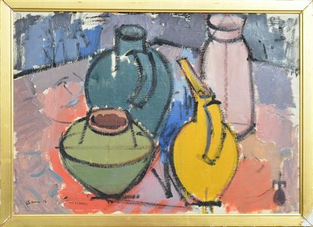 Still life with dishes