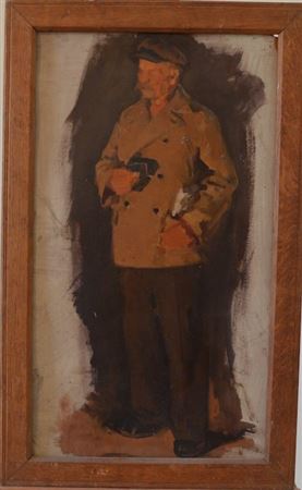 Steel-maker, sketch for the Proof Steel painting