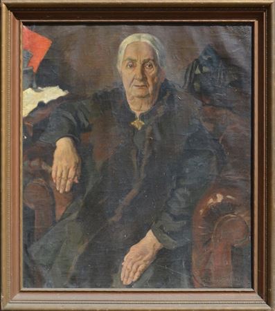 Old-female portrait by Wassilij Nikolajewitsch Masjutin - Auction record, sale price, and art valuation. Compare with similar artists and explore comparable artworks.