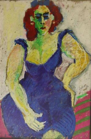 Sample artwork by Serge Hanin (20th century), known for painting - View similar artists and auction records