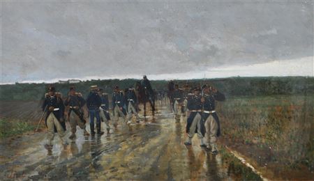 Sample artwork by Alberto Issel (Born 1848), known for painting - View similar artists and auction records